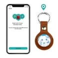 thumbnail image 3 of Cinnamoroll Air Tag Keychain for Apple Airtags Holder, Protective Leather Case Tracker Case with Airtag Keychain, Compatible with New AirTag Dog Collar, 3 of 5