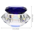 thumbnail image 2 of MasteelfCA Crystal Glass Jar With Diamond Shape Lid Leak-proof Nail Polish Cosmetics Bottle, 2 of 7
