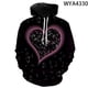 thumbnail image 2 of Nuevas sudaderas con capucha de mariposa para hombres, mujeres y niños, sudaderas casuales con capucha con estampado 3D a la moda, camisetas casuales para niños y niñas, 2 of 4
