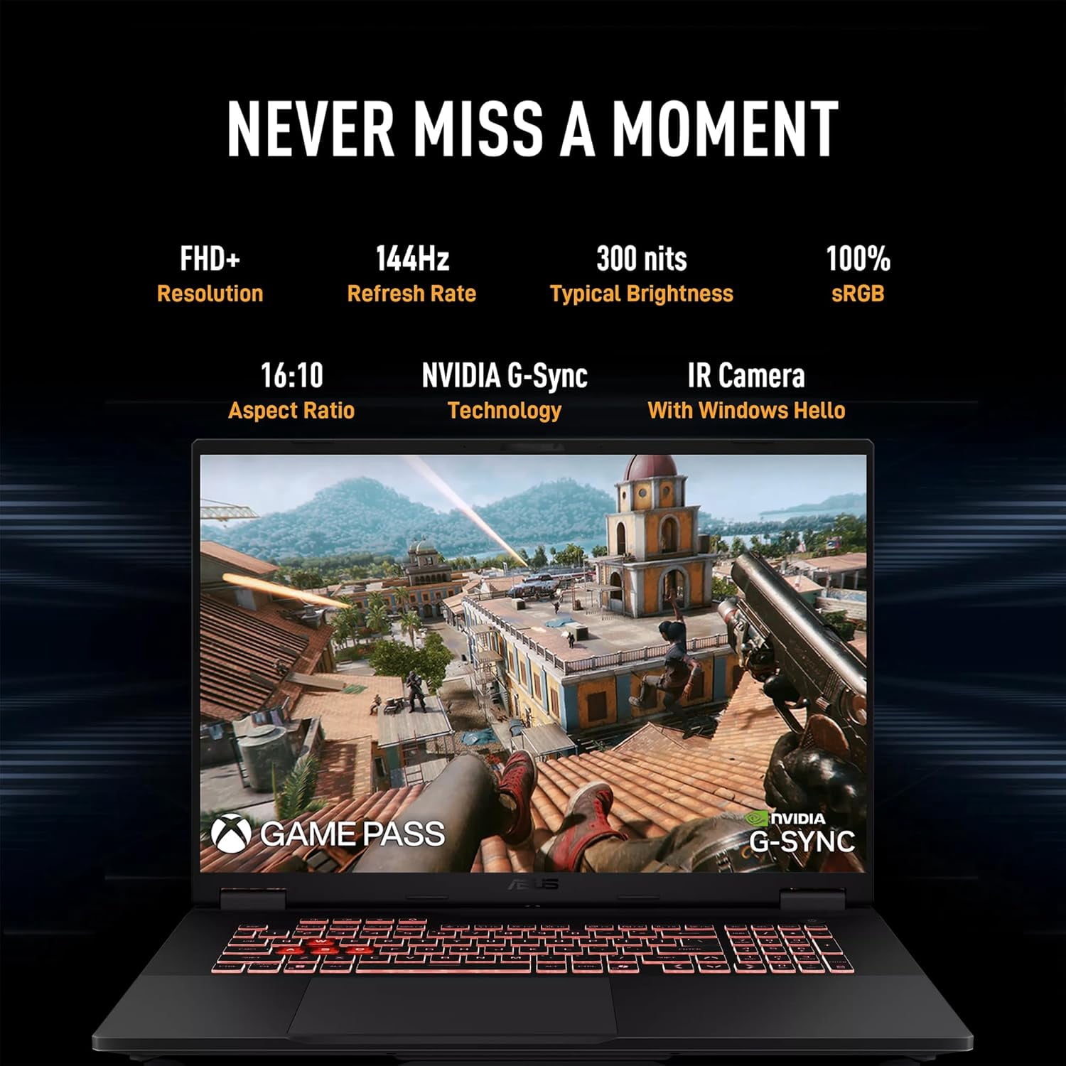 ASUS TUF Gaming A18 Gaming Laptop | 18" WUXGA IPS 144Hz | AMD 8-Core Ryzen 7 260 | 32GB DDR5 2TB SSD | NVIDIA GeForce RTX 5060 (572 AI Tops) | Backlit Keyboard USB 4 Win11 Pro w/DLCA Accessory