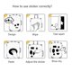 thumbnail image 5 of 50 Pcs Autocollants De Dcoration De Nol - Mignons, Autocollants Impermables Cadeaux Pour Enfants Valise Bureau Carnet De Notes Fentre Porte Carte, 5 of 5