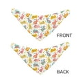 thumbnail image 3 of Naloa Boho Bunny Dog Bandana Large and Small-Dog Scarf Bib Handkerchief Accessories for Dogs and Cats(S-L)-Small, 3 of 5