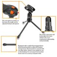 thumbnail image 2 of Condenser Microphone New Condenser Microphone Plug Home Stereo MIC Desktop Tripod Video Skype Chatting Gaming Podcast Recording No.3, 2 of 8