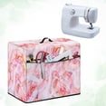 thumbnail image 3 of SEANATIVE Pink Gold Marble Sewing Machine Cover Easy Storage Sewing Machine Protective Dust Cover with Pocket for Most Standard Sewing Machines Dust Cover, 3 of 7