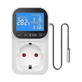 thumbnail image 1 of Digital Temperature Controller Socket Outlet Thermostat with Time Sensor Probe Heating Cooling Switc, 1 of 5