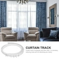 thumbnail image 3 of Shisuyan Rails de Rideaux Flexibles et Flexibles Blancs 1 Ensemble 78.7x0.9 Po Durables, 3 of 9