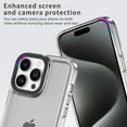 thumbnail image 4 of Case Compatible with iPhone 12, Luxury Transparent Lightweight Non-Yellowing Anti-Scratch Ultra Thin Wireless Charging TPU+PC Back Case Designed for iPhone 12, Clear, 4 of 6