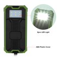 thumbnail image 4 of Cargador de batería externo del banco de energía solar portátil de 20000 mAh con luz LED de 6 piezas verde, 4 of 8