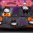 thumbnail image 3 of Funda de almohada Franco Hello Kitty Skeleton Halloween satinada 51 x 76 cm, 3 of 6