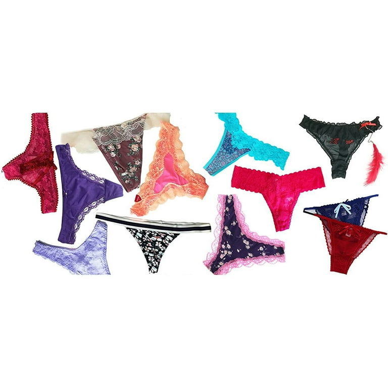 jooniyaa Women Variety of Underwear Pack T-Back Thong G-String Panties,  10pcs, X-Small : : Clothing, Shoes & Accessories