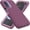 Purple, variant on Heavy Duty Protective Case for Motorola Moto Edge 2021/5G UW - Dustproof, Shockproof 3 in 1 Rugged Phone Cover (Black)