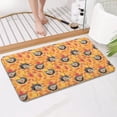 thumbnail image 4 of Fall Hedgehog Apple Leaf Pattern Bathroom Rugs Mat,Non Slip Microfiber Bathroom Rug,Rubber Backing,Soft Bathroom Mats for Bathroom Floor,Tub and Shower,17x30in(43x75cm), 4 of 5