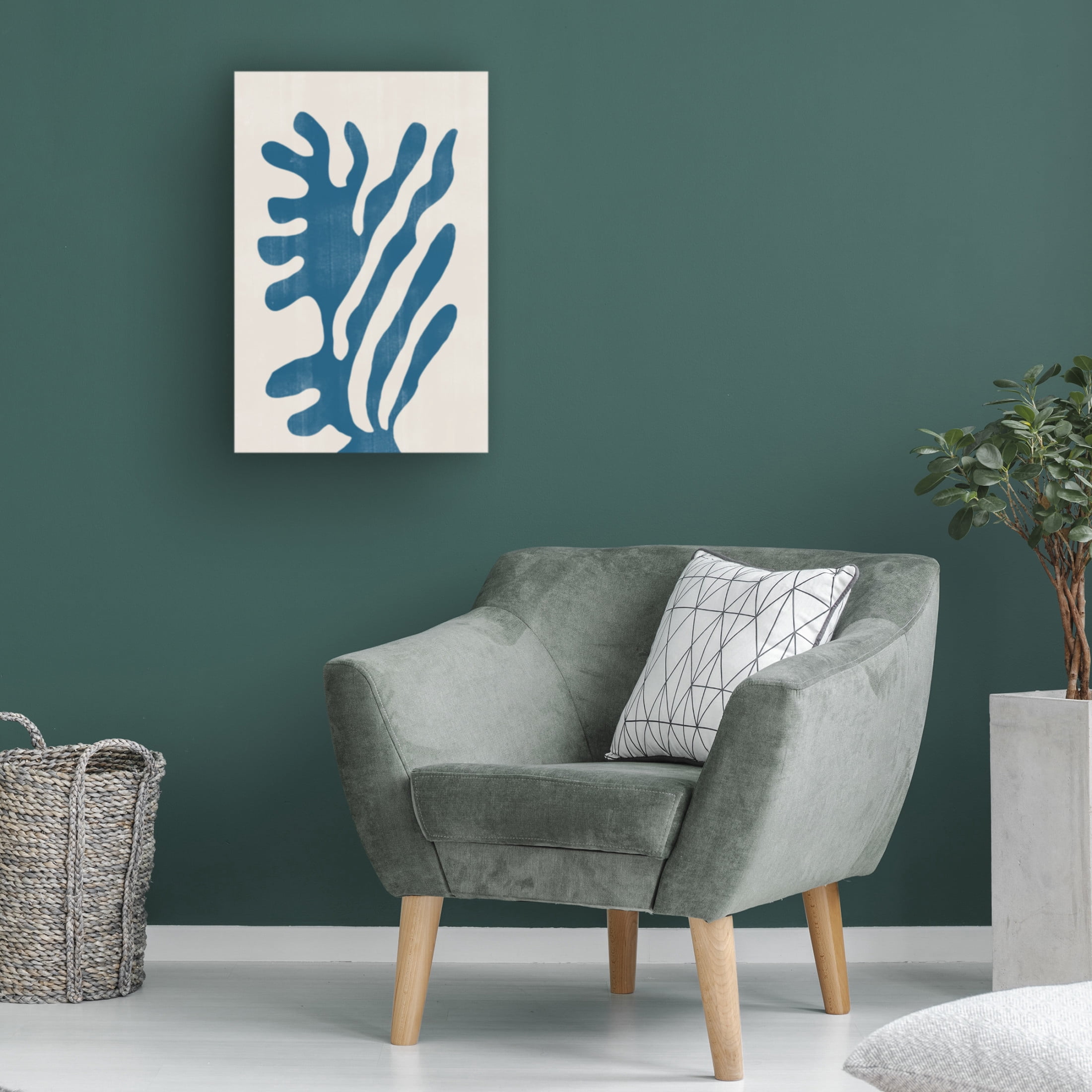 Trademark Fine Art THE MIUUS STUDIO Abstract Plant No2 Canvas Wall Art