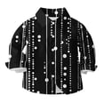thumbnail image 4 of AUNVITO Boys & Girls Polka Dot Print Button Down Shirt Long Sleeve Casual Shirt Jacket Spring Summer 3-16 Years, 4 of 5