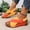 Orange, variant on YOUYEDIAN Orthopedic Sandals for Women Arch Support Summer Flat Sandals Breathable Non Slip Slip on Work Shoes Beach Vacation 2026 Orthopedic Shoes (Orange)