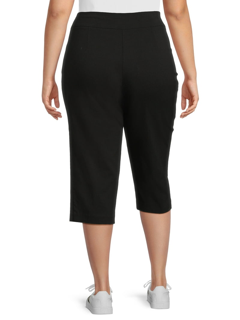 JMS Just My Size by Hanes Women's Plus Size Millennium Capri Pants