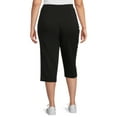 thumbnail image 3 of JMS Just My Size by Hanes Women’s Plus Size Millennium Capri Pants, Sizes 1X-4X, 3 of 5