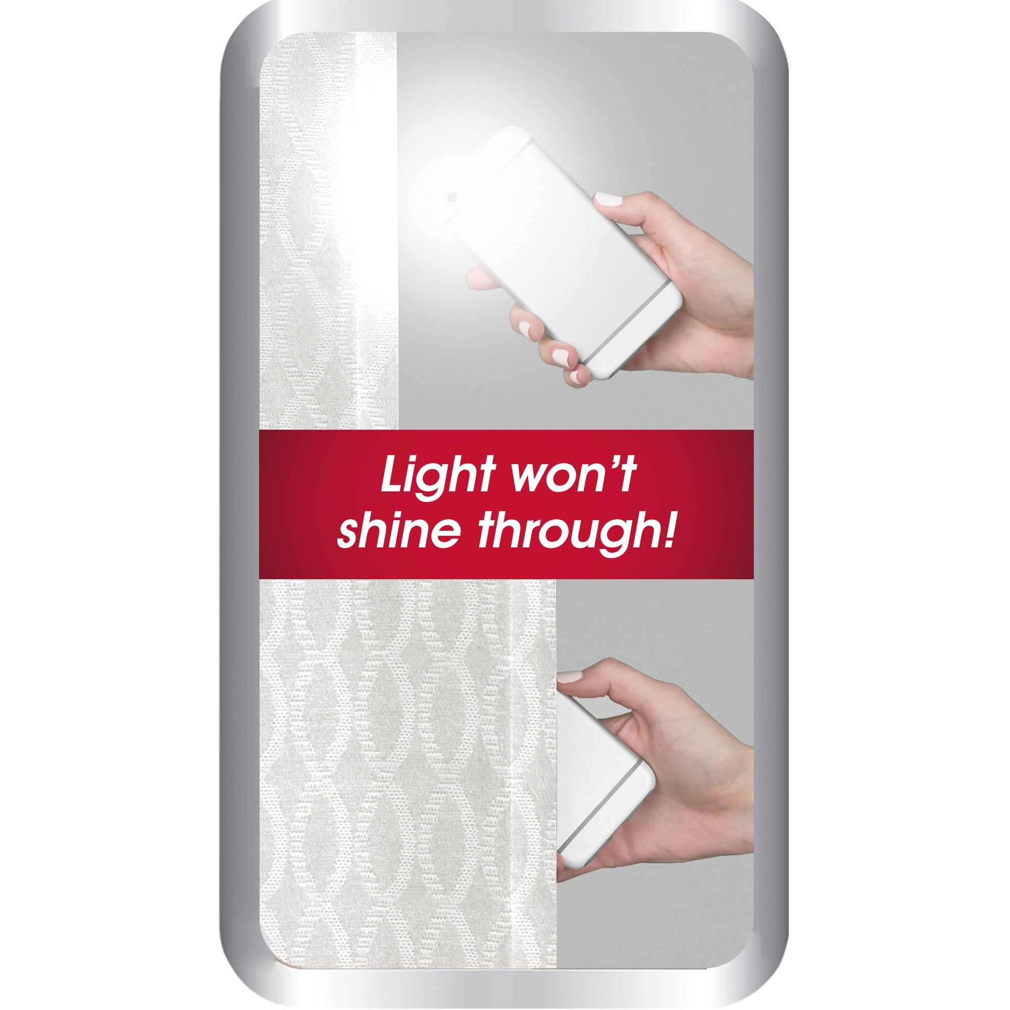 Ultimate Light Blocker Certified 100 Percent Blackout Jamie Smart Curtain Window Curtain Panel