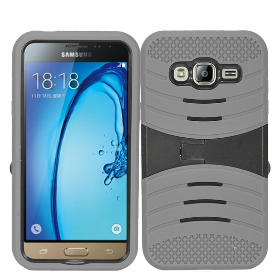 Zizo® UCASE for Samsung Galaxy E5 LTE S978L Hybrid Dual Layer w/ Silicon Rugged Shell Protective Phone Case Cover w/ Kickstand