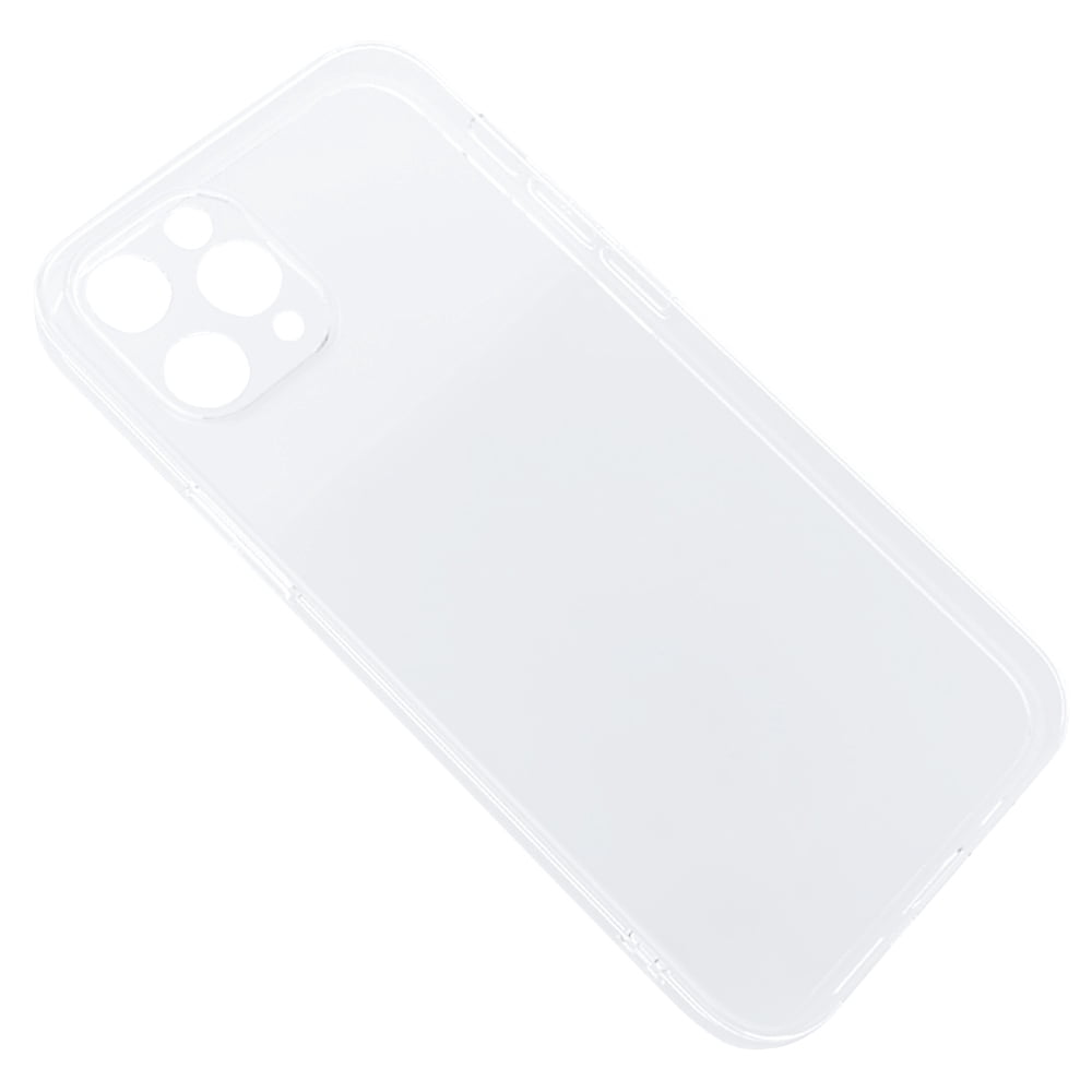 Riwcyla Clear Case Compatible with 13 Pro Crystal Non,Yellowing Slim Thin Shockproof Protective TPU Silicone Phone Case(6.1 inch)