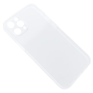 Riwcyla Cas clair compatible avec 13 Pro Cristal Non,Protection contre les chocs minces TPU étui de téléphone en silicone(6.1 de pouce)
