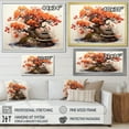 thumbnail image 4 of Designart "Bonsai Charm Autumn's Delight II" Landscapes Framed Wall Art Decor - Modern Farmhouse Brown Tree Bonsai Hallway Framed Wall Art Decor, 4 of 6