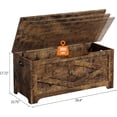 thumbnail image 3 of cm de Profundidade Madera Toy Almacenamiento Bench con Lift Top y Seguridad cm de Alturainge Moderno Style para Entryway cm de Profundidadormitorio Living Sala Supports 300 Lb y Easy to Assemble, 3 of 7