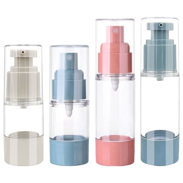 Shisuyan PP Material Leakproof Spray Bottles Multi-Color 4Pcs 4.6x1.3in