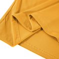thumbnail image 5 of Women's Cotton Camisole, Audhol Women's Threaded Cotton Round Neck Wrapped Camisole Vest Yellow Round Neck Tank Top Xl, 5 of 5