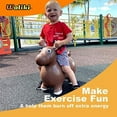 thumbnail image 2 of WALIKI Bouncy Horse Hopper | Benny The Jumping Bull Inflatable Hopping Pony for Toddlers, 2 of 7