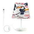 thumbnail image 2 of Funny Toucan Bird and Flower Desk Lamp LED Table Nightstand Lamps with 3 Color Temperatures for Home Bedroom Living Room Decor 8x12, 2 of 8
