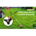 thumbnail image 3 of Floseru Weed Eater Gas Powe 52cc 2-Stroke Gas Crank, 2 in 1 Grass Trimmer, Multi-Functional Trimming Tool - String Trimmer, Brush Trimmer, 3 of 8