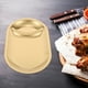 thumbnail image 5 of Plato de aperitivos de acero inoxidable para el hogar, bandeja de metal para servir, plato de metal para repostería, bandeja para salsas, recipiente decorativo para alimentos, 5 of 8