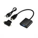 thumbnail image 2 of Adaptador A VGA Con Cable de Audio T TipO Micro Mini Conector Para PS3 Xbox360 Negro, 2 of 7