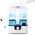 thumbnail image 1 of CHIVALZ - Humidificadores de 6 litros para recámara, habitación grande, hogar, humidificadores de llenado superior de niebla fresca para bebés y plantas, 26 dB silencioso, luz nocturna, hasta 50 horas, 1 of 5