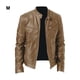 thumbnail image 3 of Qarigey Chaqueta de algodón para motocicleta, cómoda de llevar, bolsillos delanteros múltiples, chaquetas amplias de aplicación a prueba de Abrigos y chamarras caqui METRO, 3 of 6