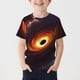 thumbnail image 3 of Camiseta de manga corta crop top estilo niños estrella impresión cuello redondo casual para chicos chicas chicos camiseta de manga corta, 3 of 5