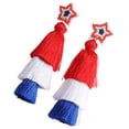 thumbnail image 1 of Tassel Earrings, Widely  Layered Tassel Earrings Retro Style  For Celebration, 1 of 8