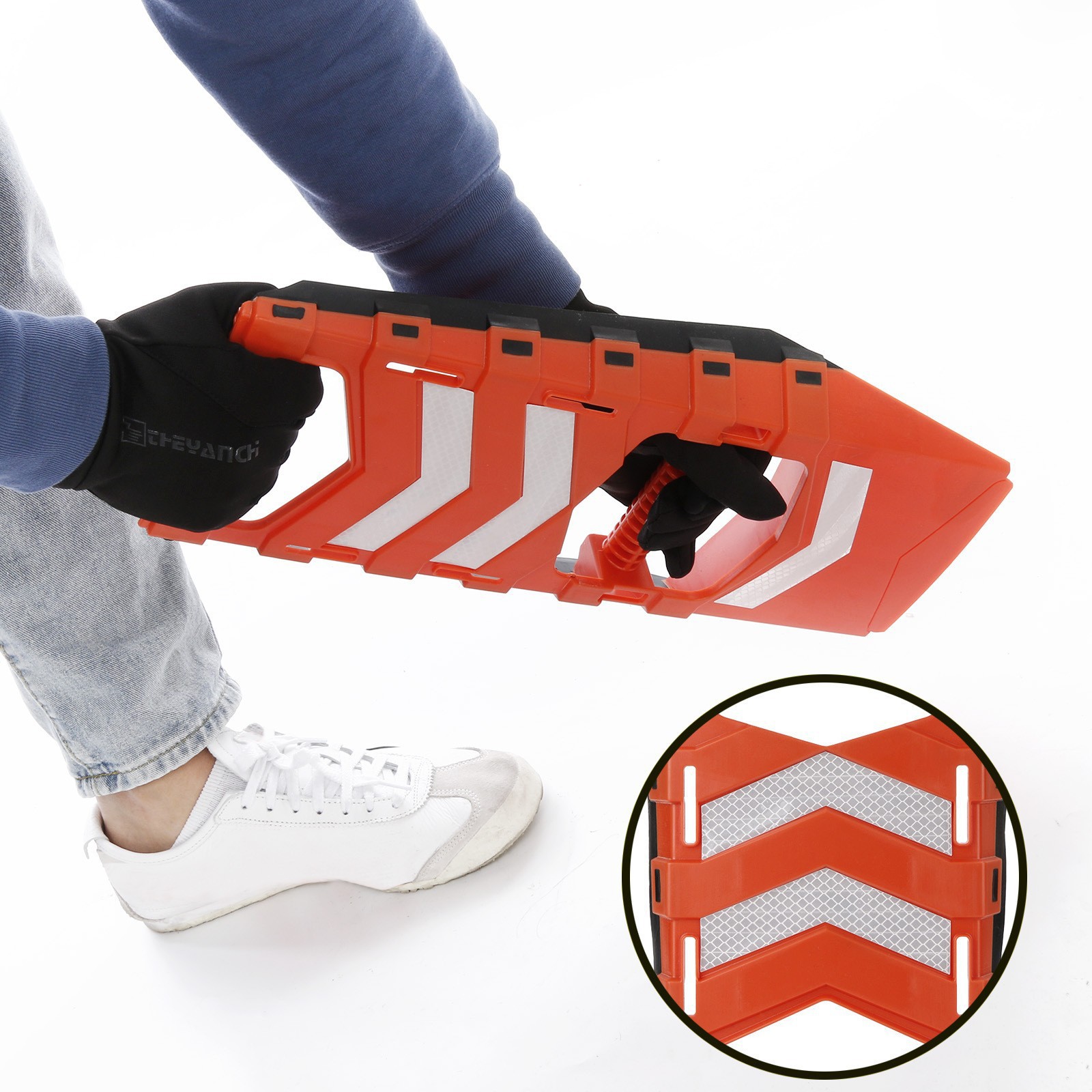 Pelle à Neige Télescopique Overmont Pour Voiture - Compacte, Pliable, Aluminium - Neuf (boîte Ouverte)