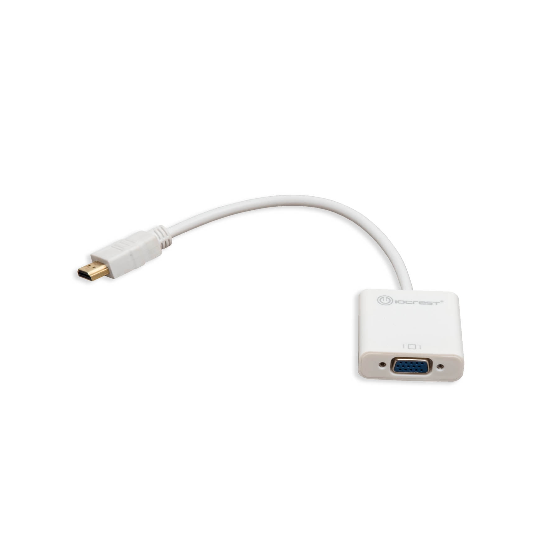 Active HDMI to VGA Adapter with Audio Support via 3.5mm jack