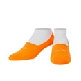 thumbnail image 2 of ODD SOX – Basix Unisex Large No Show Socks – Orange – Soft Cotton Blend Low Profile Fit –, 2 of 6