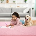 thumbnail image 7 of TWINNIS Super Soft Fluffy Carpets Shaggy Area Rugs For Living Room Bedroom Nursery Room,6'x9',Pink, 7 of 7