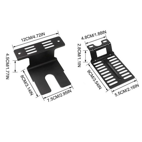 Iron Rotisserie Bracket Kit for BBQ Grills