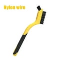 thumbnail image 1 of Brosse Métallique 7 Po Brosse Métallique en Acier Inoxydable Brosse à Gratter avec Poignée Courbée, 1 of 5