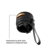 Contigo 16oz AutoSeal Insulated Stainless Steel Water Bottle, Licorice Black/Bronze