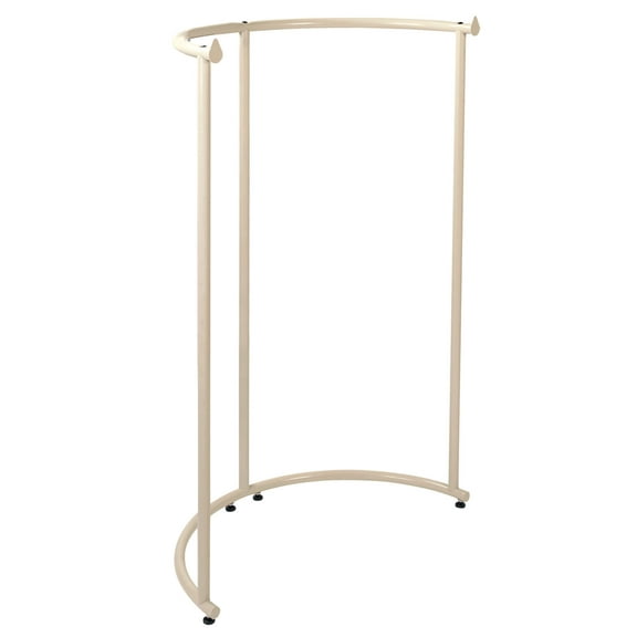 SSWBasics Half Round Clothing Rack - Ivory (37 1/2"W x 55"H)
