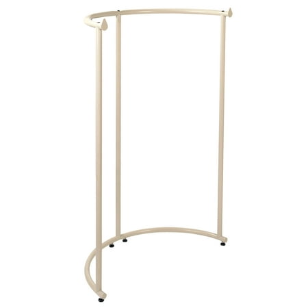 SSWBasics Half Round Clothing Rack - Ivory (37 1/2"W x 55"H)