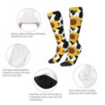 thumbnail image 3 of Balery Cute Cow Print Sunflower B Calcetines novedosos Calcetines deportivos Calcetines hasta la rodilla Calcetines de algodón Calcetines originales y geniales, 3 of 6