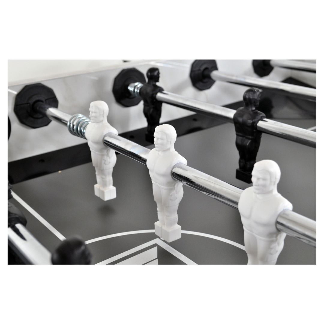 Kettler Carrara Outdoor Foosball Table with 360 Degree Goalie Rotation, 5 Resin Balls, 5 Cork Balls and Premium Storage Cover