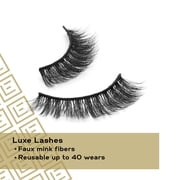 Eylure Luxe Faux Mink Ruby Eyelash Multipack, 4 pair